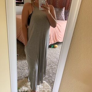 Grey maxi dress